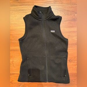 Patagonia Better Sweater Black Women's Fleece Vest- XS